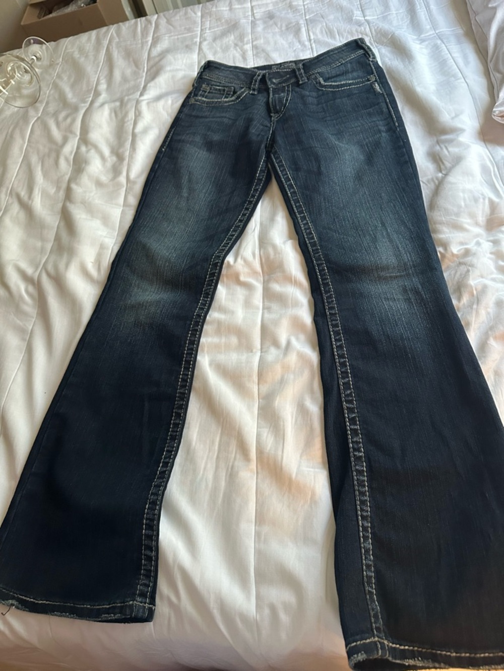 Silver Jeans Dark Blue Flare Denim